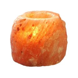 Соляной подсвечник "Скала" 1кг, ECOSALT