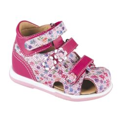 TW-233 (цв.15-малиново-белый) Сандалеты ортопедические малосложные