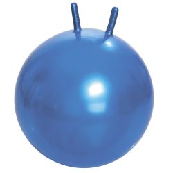 М-365 Мяч для занятий лечебной физкультурой (с рожками, с насосом, 65см., синий)