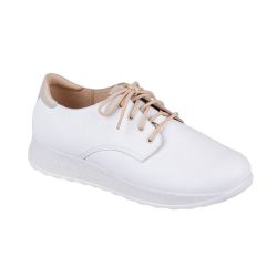 DTD-351 (цв.12-бело-бежевый) Полуботинки (на шнуровке)