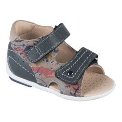 TW-139 (цв.10-темно-серый) Сандалеты ортопедические малосложные