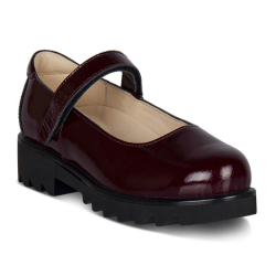 TW-200 (цв.9-бордо) Туфли (Ремень на велкро)