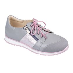 TW-451 (цв.4-серо-розовый) Полуботинки спортивные (натур.кожа)