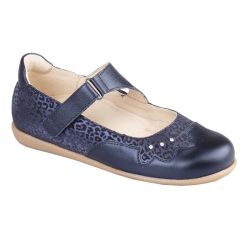 TW-229 (цв.9-синий леопард) Туфли (закр.нос,натур.кожа)