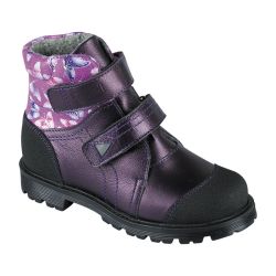 TW-412 (цв.10-фиолетовый металлик) Ботинки ортопедические малосложные