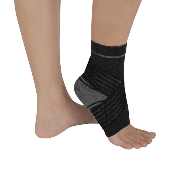 Бандаж компрессионный на голеностопный сустав со стяжкой Т-8683/3 Evolution Silver (Т.46.83) 