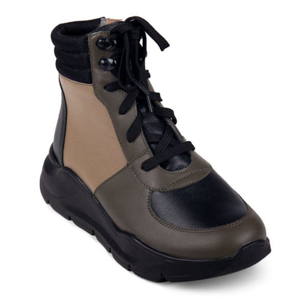 Ботинки женские утепленные с эластичными шнурками DTD-556-3  DOCTOR THOMAS