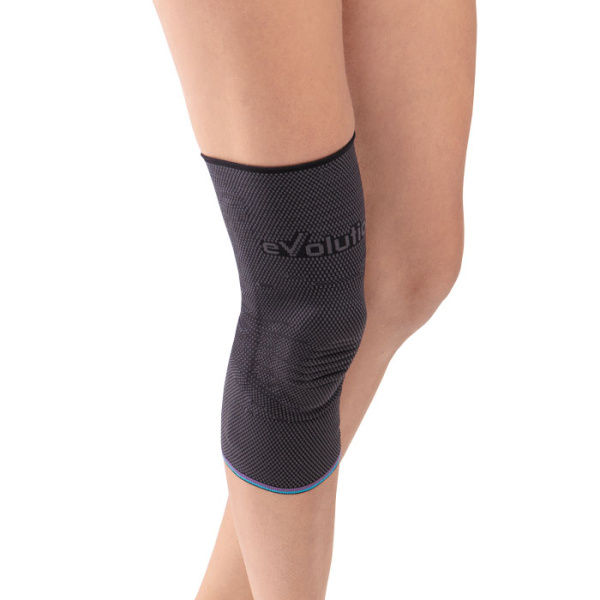 Бандаж компрессионный на коленный сустав Т-8581 Evolution  Silver