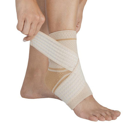 Бандаж компрессионный на голеностопный сустав со стяжкой Т-8683/3 Evolution Silver (Т.46.83) 