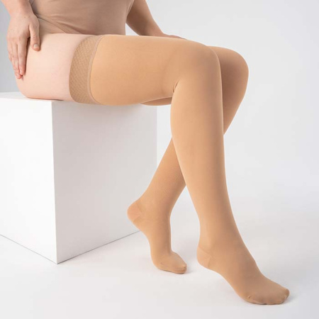 Чулки компрессионные с закрытым носком, класс компрессии 1, цвет бежевый, ТК.931 Evolution ТК.931.11  Evolution