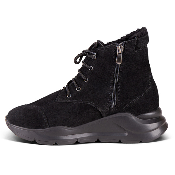 Ботинки женские утепленные на шнурках и молнии DTD-606-3  Dr. Thomas